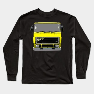 ERF E6 1980s classic heavy lorry yellow Long Sleeve T-Shirt